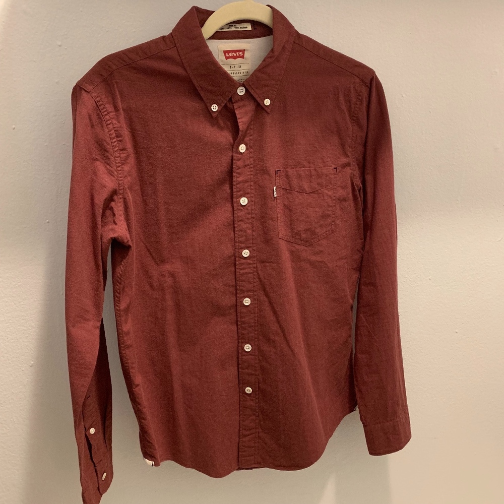 Mens Levi's Long Sleeve Shirt - Size S (EUC)